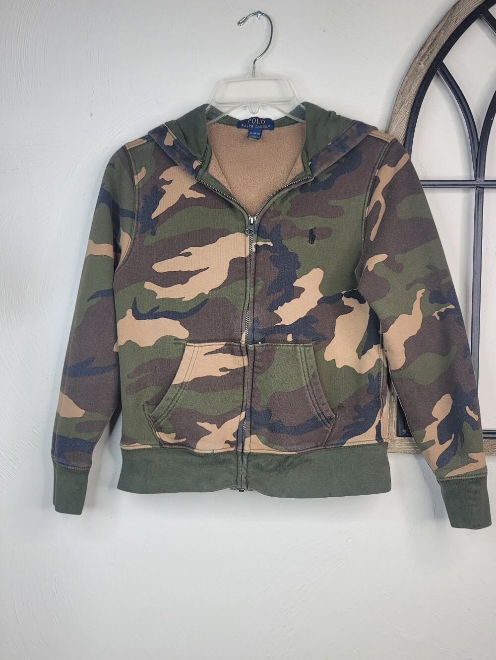 Polo Ralph Lauren Kids' Surplus Camo Fleece Full-Zip Hoodie Size 10/12